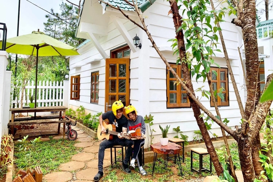 Hương Homestay Măng Đen có không gian rộng